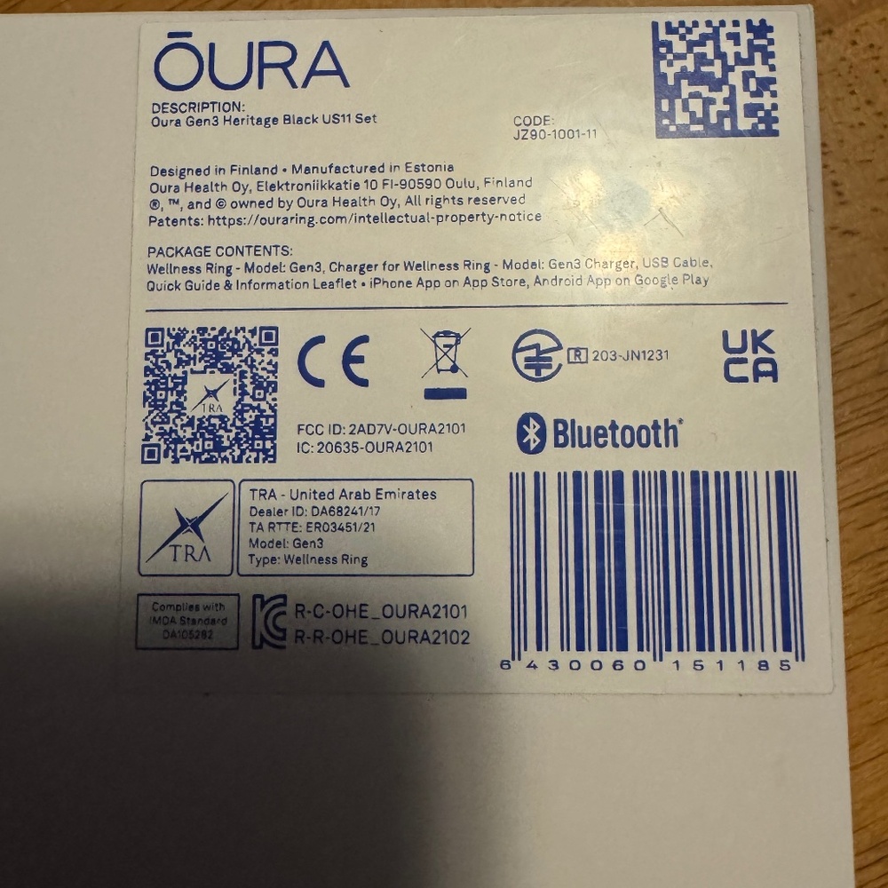 Oura gen3